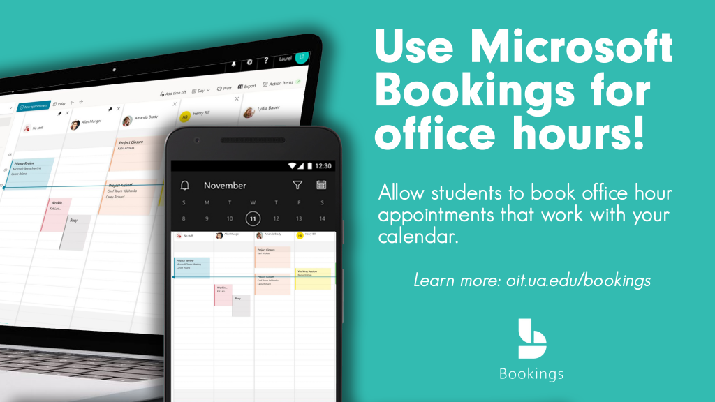 Use Microsoft Bookings for Office Hours
