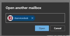 open shared mailbox