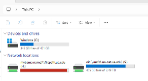 Another visual representation of how the computer looks when it successfully finds "This PC"